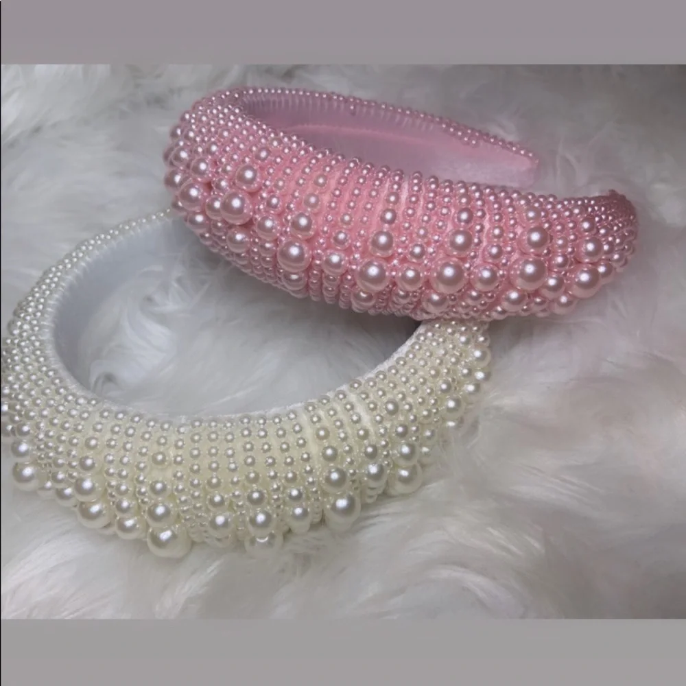 Ivory Pearl Headband - Picture 2 of 3